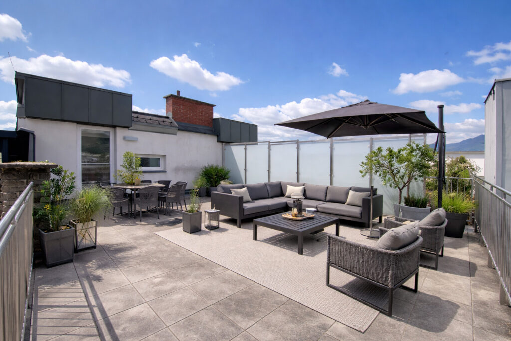 Dachterrasse KI Gestaltung